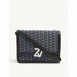 Zadig Et Voltaire Blue Initiale Le City Crossbody